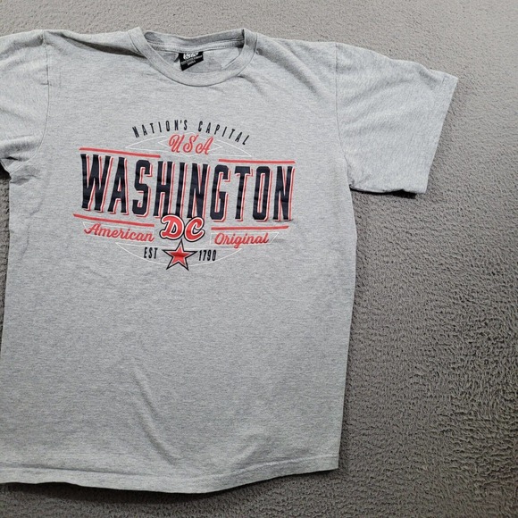 Washington‎ DC Shirt Mens Small Gray United Souvenir Apparel Vacation Tee - Picture 5 of 9